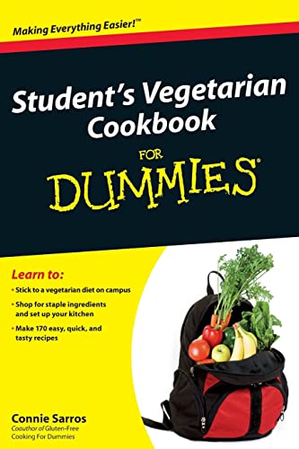 Stock image for Student's Vegetarian Cookbook For Dummies for sale by Wonder Book