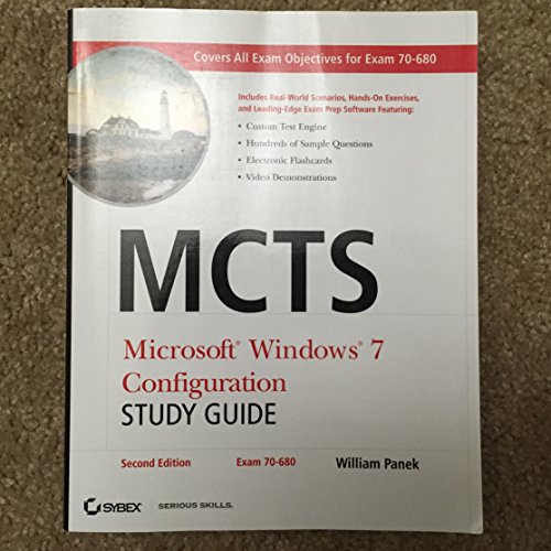 Stock image for MCTS Microsoft Windows 7 Configuration Study Guide, Study Guide: Exam 70-680 for sale by Wonder Book