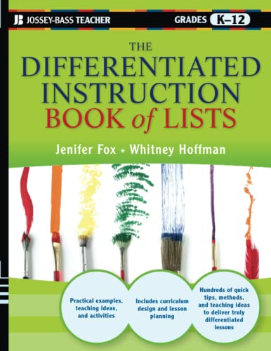 Beispielbild fr The Differentiated Instruction Book of Lists zum Verkauf von BooksRun