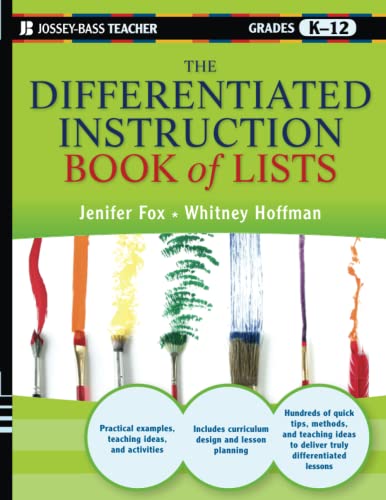 The Differentiated Instruction Book of Lists (9780470952399) by Fox, Jenifer; Hoffman, Whitney