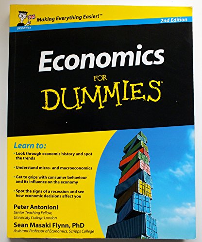 Beispielbild fr Economics For Dummies, 2nd Edition, UK Edition zum Verkauf von WorldofBooks