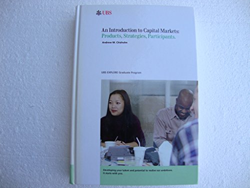 9780470986301: An Introduction to Capital Markets: Products, Strategies, Participants