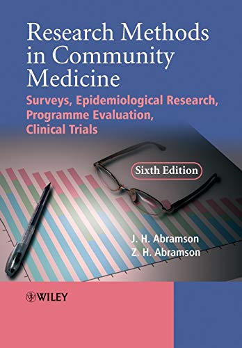 Beispielbild fr Research Methods in Community Medicine zum Verkauf von Blackwell's
