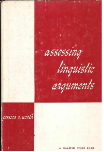 Immagine dell'editore per Assessing linguistic arguments venduto da Phatpocket Limited