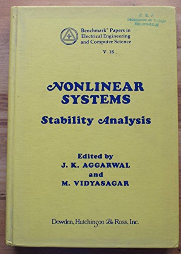 9780470990445: Nonlinear Systems: Stability Analysis