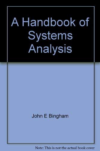 9780470991299: A Handbook of Systems Analysis