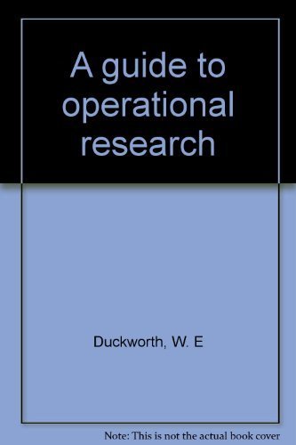 A Guide to Operational Research