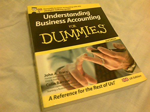 Understanding Business Accounting for Dummies, Second UK Edition (9780470992456) by Barrow, Colin; Tracy, John A.