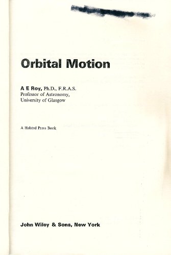 9780470992517: Orbital Motion
