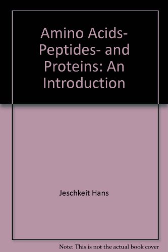 Beispielbild fr Aminoacids, Peptides and Proteins : An Introduction zum Verkauf von Better World Books