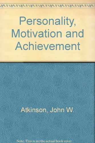 9780470993361: Personality, Motivation, and Achievement