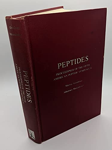 Beispielbild fr Peptides: Proceedings of the Fifth American Peptide Symposium. zum Verkauf von Plurabelle Books Ltd