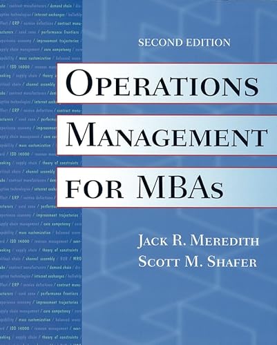 Imagen de archivo de Operations Management for MBAs a la venta por Wonder Book