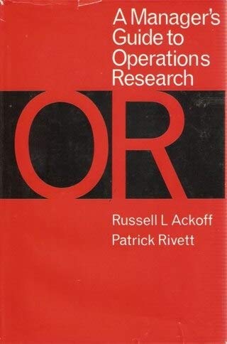 Imagen de archivo de Rivett Manager's Guide to Operations Research a la venta por Better World Books