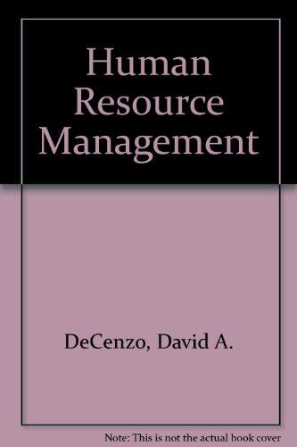 Imagen de archivo de Human Resource Management - Concepts and Practices a la venta por Books@Ruawai