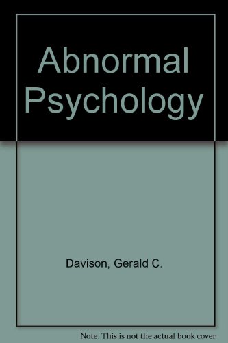 Abnormal Psychology with Reader Set (9780471009993) by Davison, Gerald C.; Hooley, Jill M.