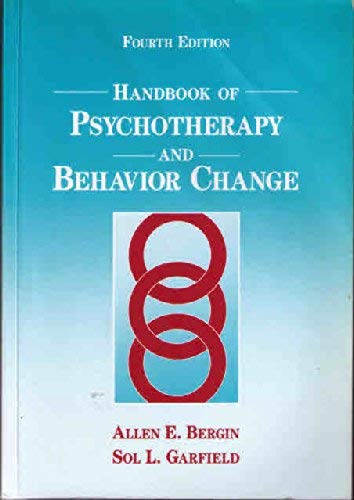 Imagen de archivo de Handbook of Psychotherapy and Behavior Change a la venta por Reuseabook