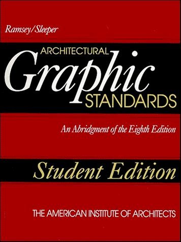 Imagen de archivo de Architectural Graphic Standards - Student Edition - an Abridgment of the Eighth Edition a la venta por Cultural Connection