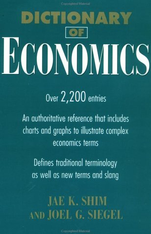 9780471013143: Dictionary of Economics (Business dictionary)