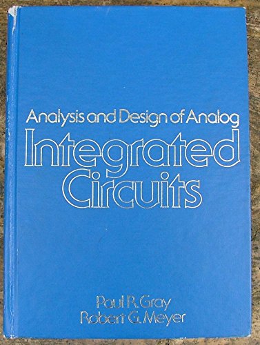 9780471013679: Analysis and Design of Analog Integrated Circuits