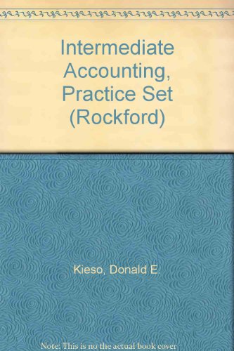 Imagen de archivo de Rockford Corporation an Accounting Practice Set to Accompany a la venta por Better World Books