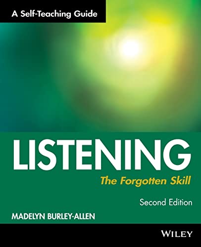 Imagen de archivo de Listening: The Forgotten Skill: A Self-Teaching Guide a la venta por SecondSale