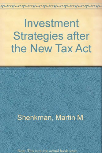 9780471017035: Investment Strategies After the New Tax Act