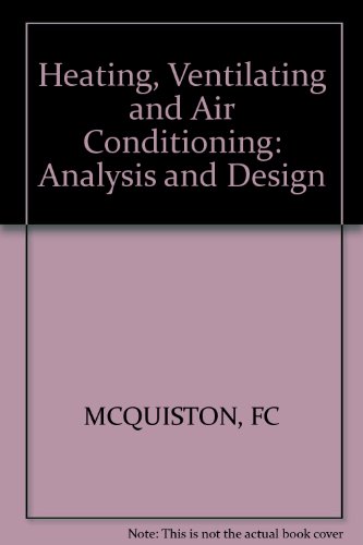 9780471017226: Heating, Ventilating and Air Conditioning: Analysis and Design