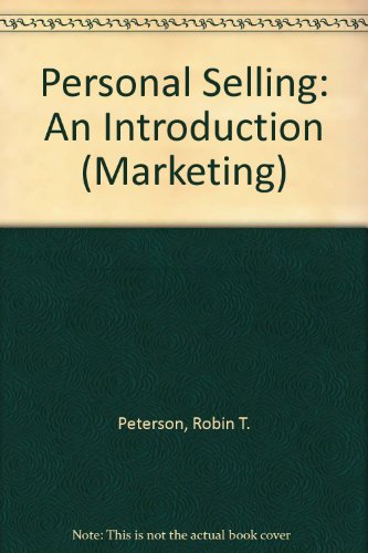 9780471017431: Personal Selling: An Introduction (Marketing S.)