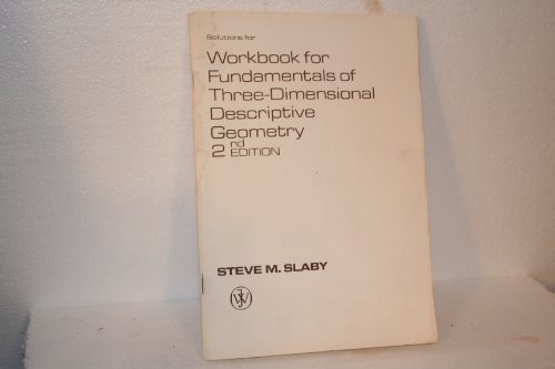 9780471019145: Fundamentals of Three-Dimensional Descriptive Geometry