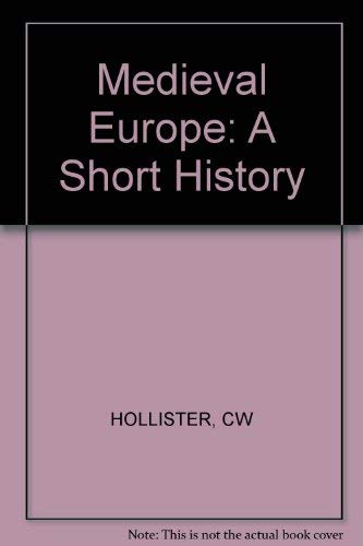 9780471019398: Medieval Europe: A short history