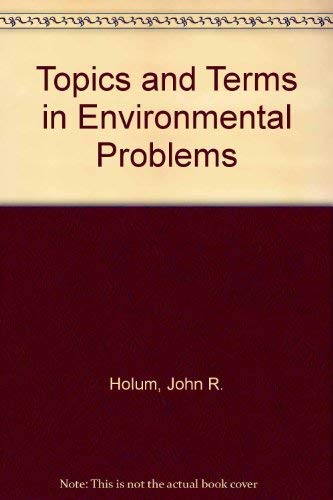 Beispielbild fr Topics and Terms in Environmental Problems zum Verkauf von BookDepart