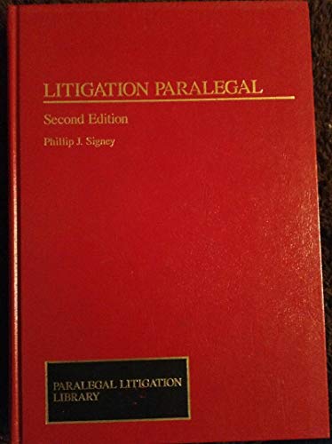 9780471019978: Litigation Paralegal