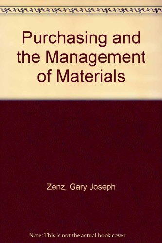 9780471021339: Purchasing and the Management of Materials