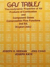 Imagen de archivo de Gas Tables: Thermodynamic Properties of Air Products of Combustion and Component Gases, Compressible Flow Functions a la venta por ThriftBooks-Atlanta