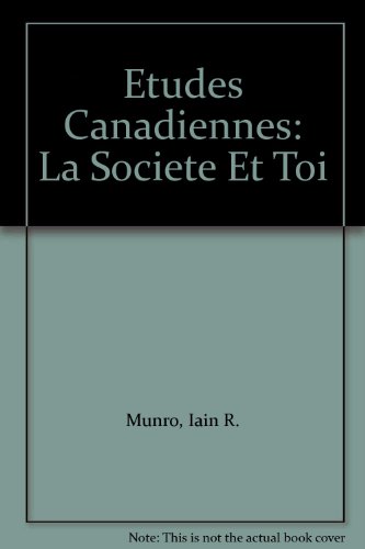 Études canadiennes - La société et toi