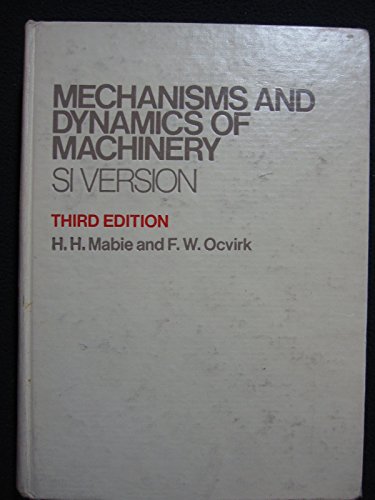 9780471023807: Mechanisms and Dynamics of Machinery