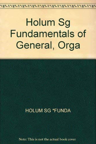 Stock image for Study Guide to Accompany Fundamentals of General, Organic, and Biological Chemistry for sale by BookHolders
