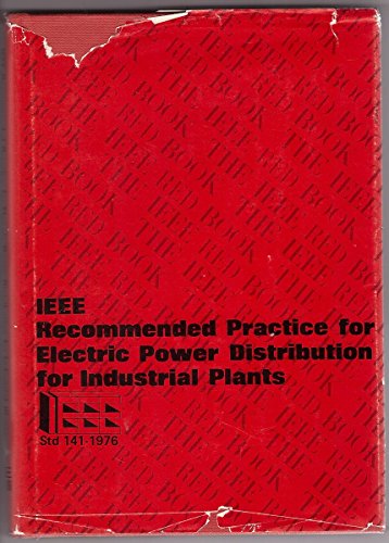 Imagen de archivo de Recommended Practice for Electric Power Distribution for Industrial Plants a la venta por Better World Books