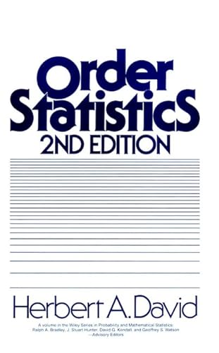 Order Statistics (Wiley Series in Probability and Statistics)