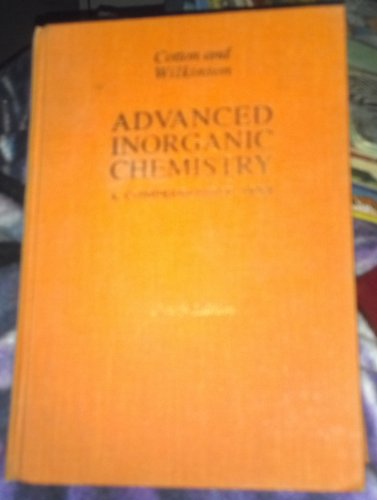 9780471027751: Advanced Inorganic Chemistry: A Comprehensive Text
