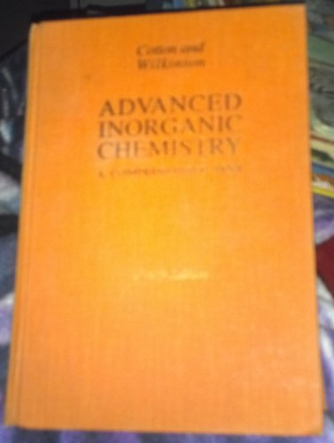 Stock image for Advanced Inorganic Chemistry: A Comprehensive Text for sale by ThriftBooks-Atlanta