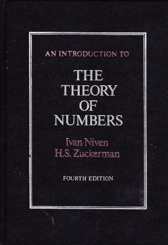 Imagen de archivo de An Introduction to the Theory of Numbers a la venta por HPB-Red