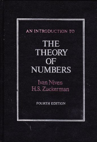 9780471028512: An Introduction to the Theory of Numbers