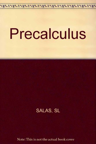 Precalculus (9780471031246) by Salas, Saturnino L