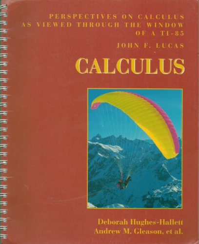 9780471031628: Calculus, Manual for Calculator