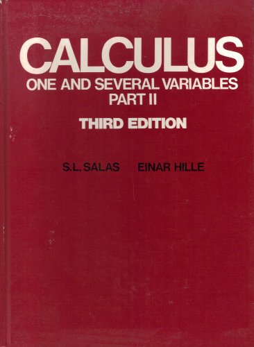 Stock image for Calculus: One and Several Variables, Third Edition, Volume II for sale by HPB-Red