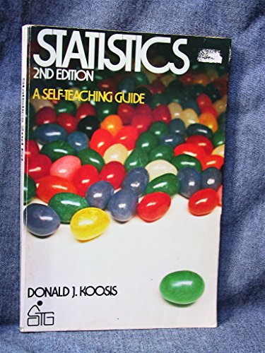 Beispielbild für Statistics (Wiley Self-Teaching Guides) zum Verkauf von Discover Books