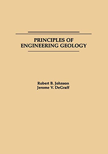 Beispielbild fr Principles of Engineering Geology zum Verkauf von Better World Books