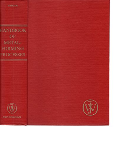 Stock image for Handbook of Metal-forming Processes for sale by Salish Sea Books